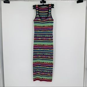 Felicity & Coco tank racer knit dress multicolor